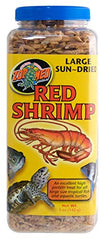 DBDPet Zoomed Large Sun-Dried Red Shrimp turtle food offering high-protein nutrition for large turtles
