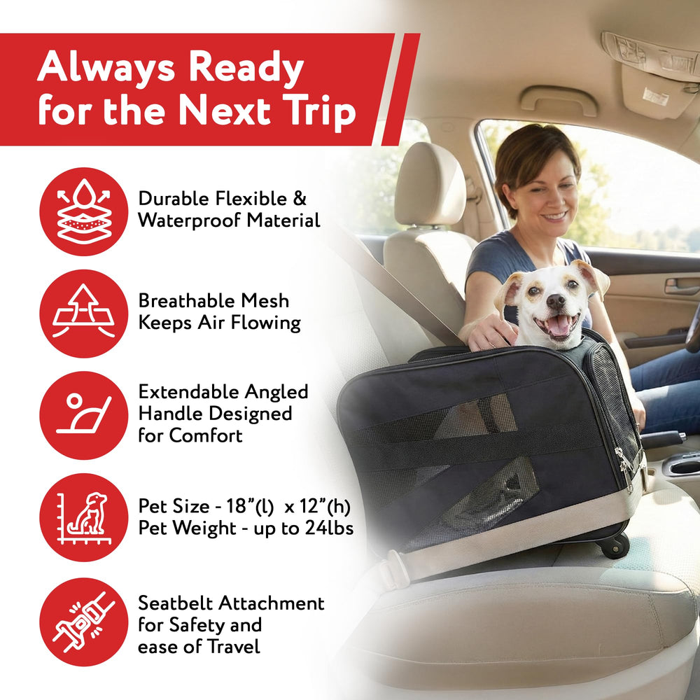 dbest products airline-approved pet carrier demonstrating TSA-friendly design for small pets