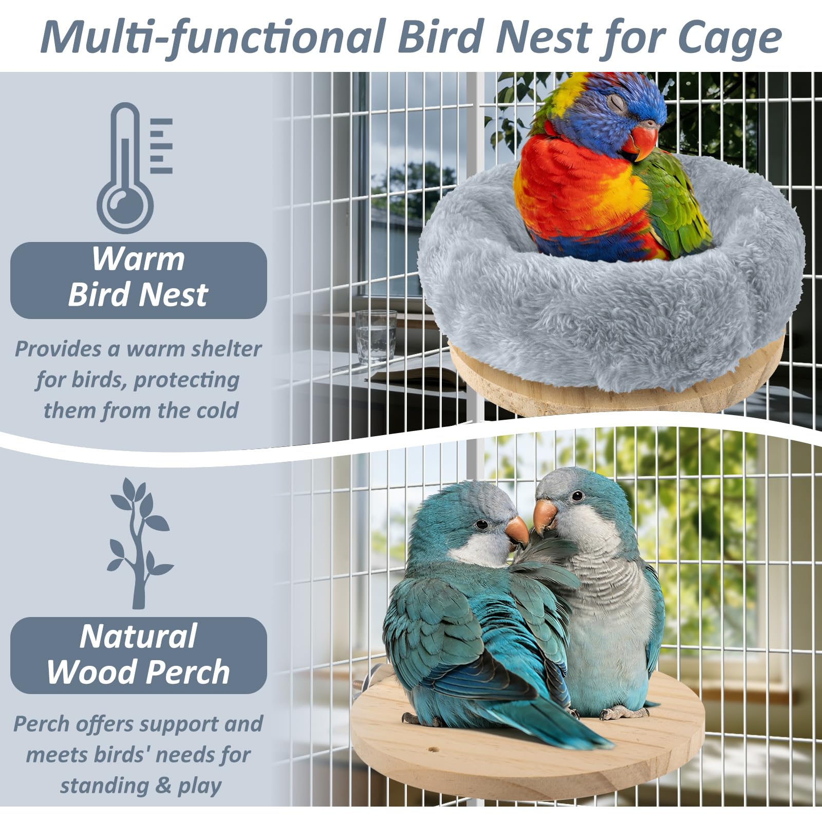 Nest cushion diameter and height details for DBNESS nest