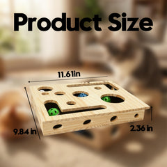 DBZ Pine Wood Nail File Box top view shows ready-to-use, no-assembly design.