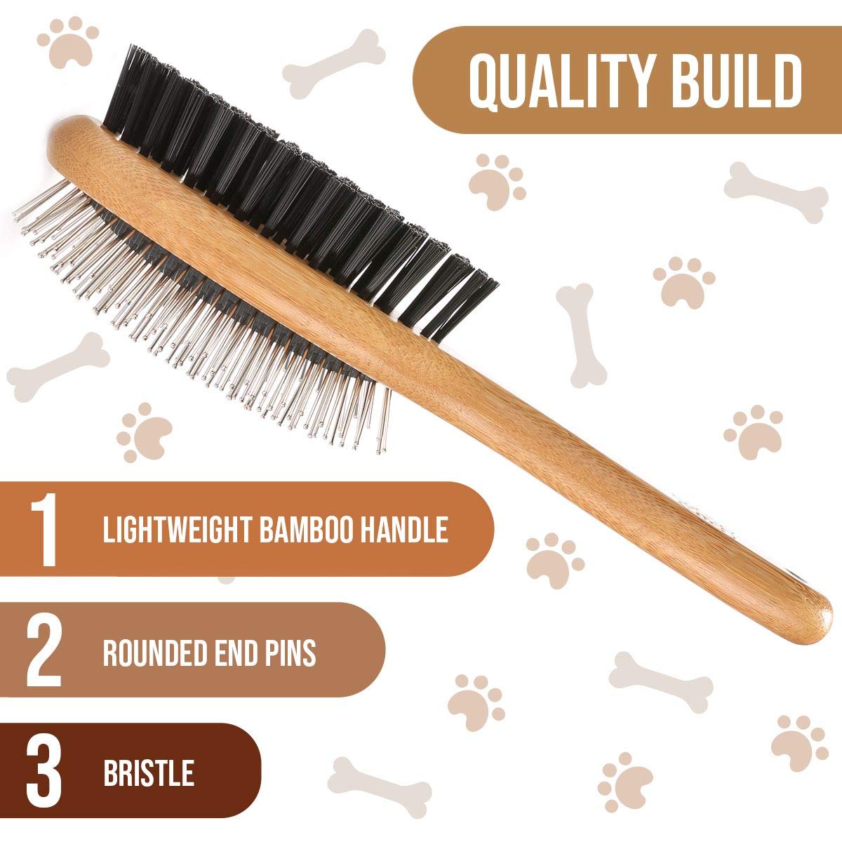KylePet grooming tool reduces loose fur on dogs and cats.