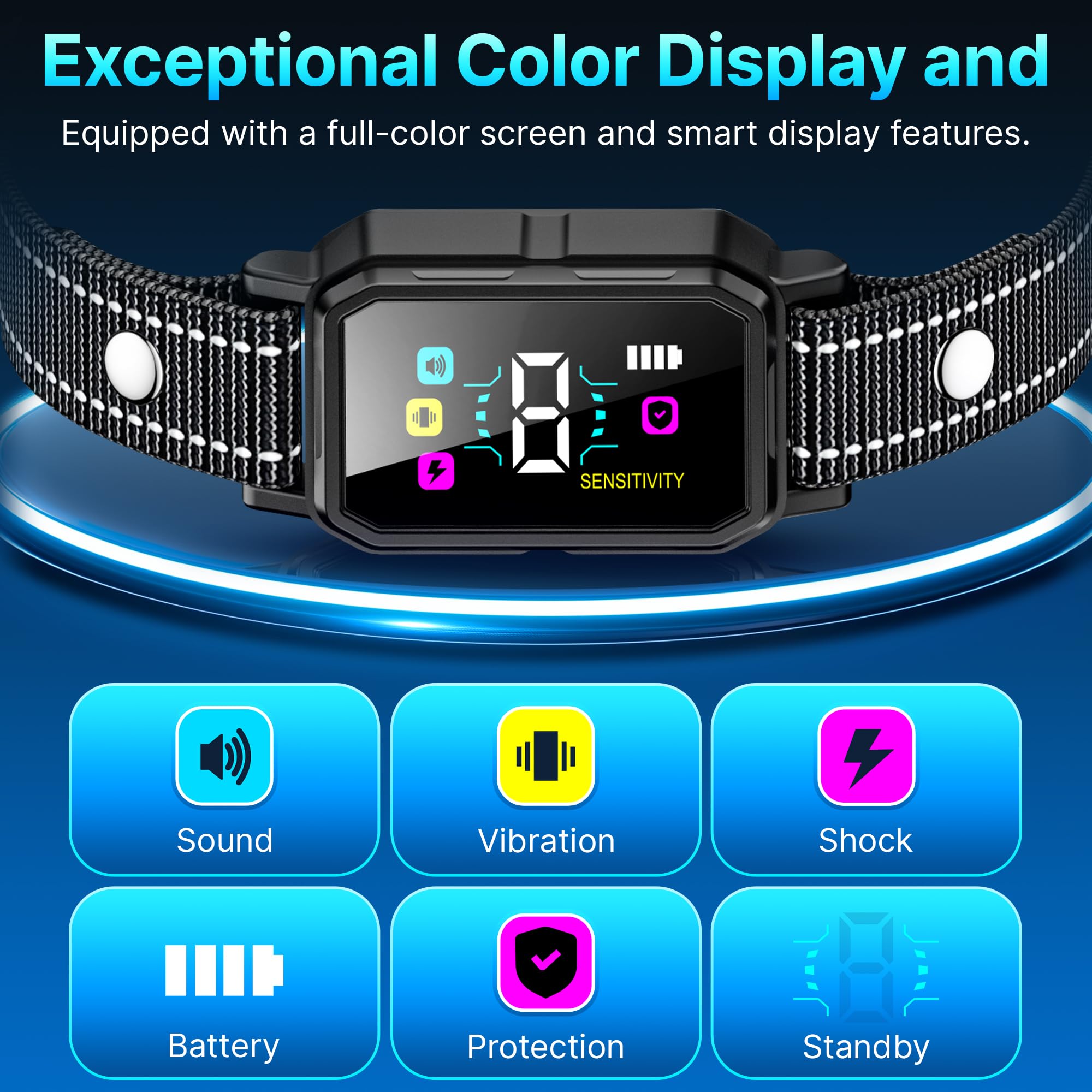 DCVPlan PL30 collar in rain, demonstrating IP68 waterproof durability.