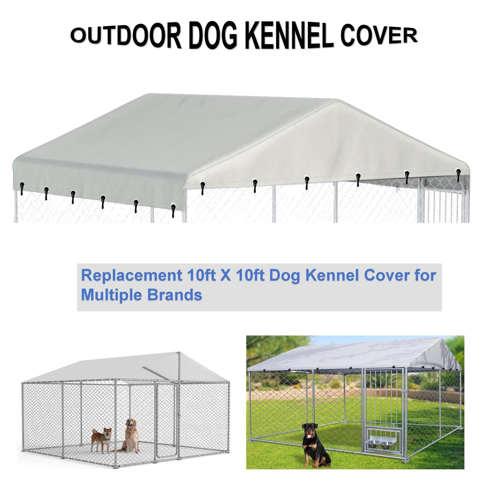 Ddeman beige replacement kennel cover — frame not included