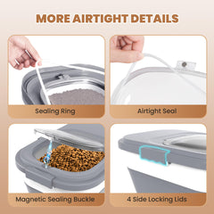 DDMOMMY folded 9 qt compact storage design