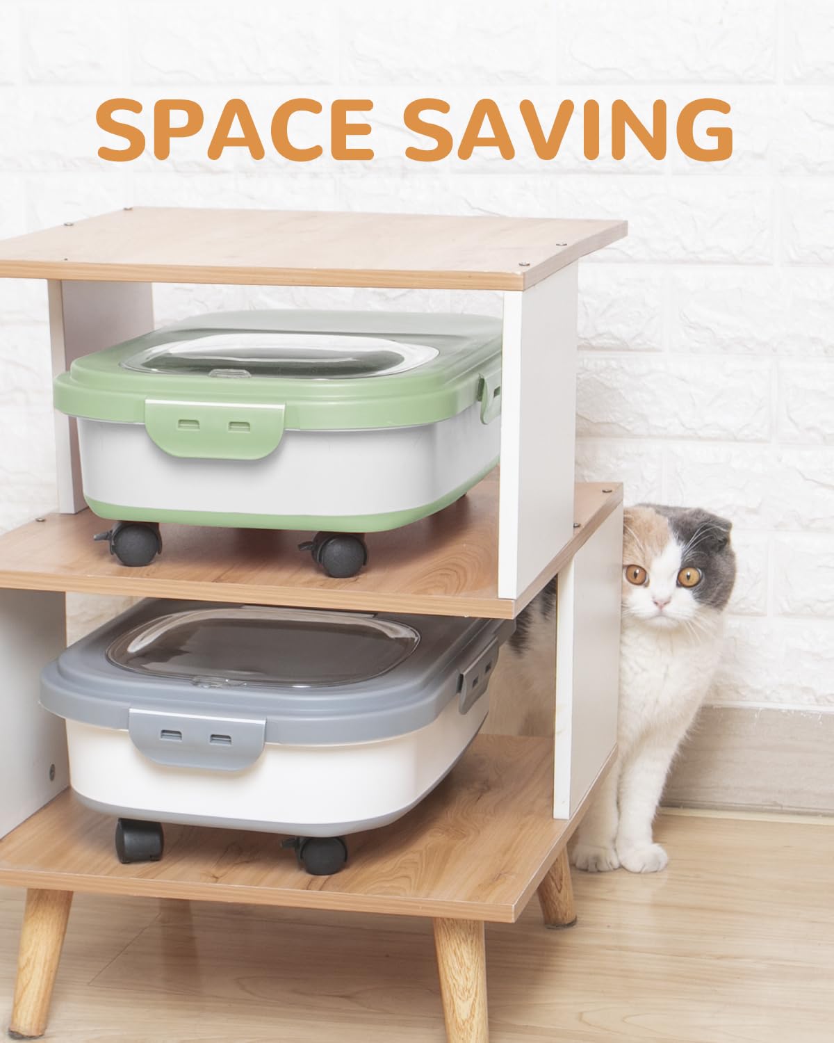 DDMOMMY container includes scoop for precise serving at mealtimes.