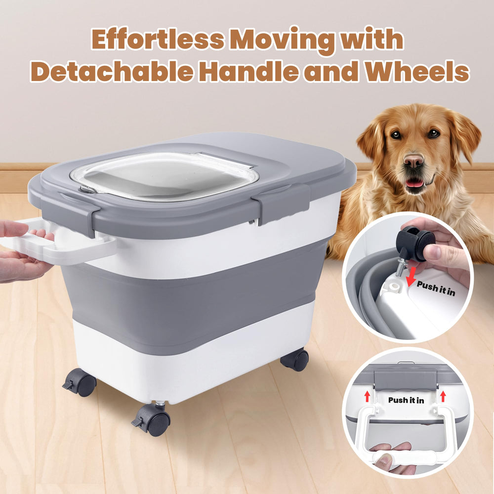 DDMOMMY included dog food scoop for convenient serving