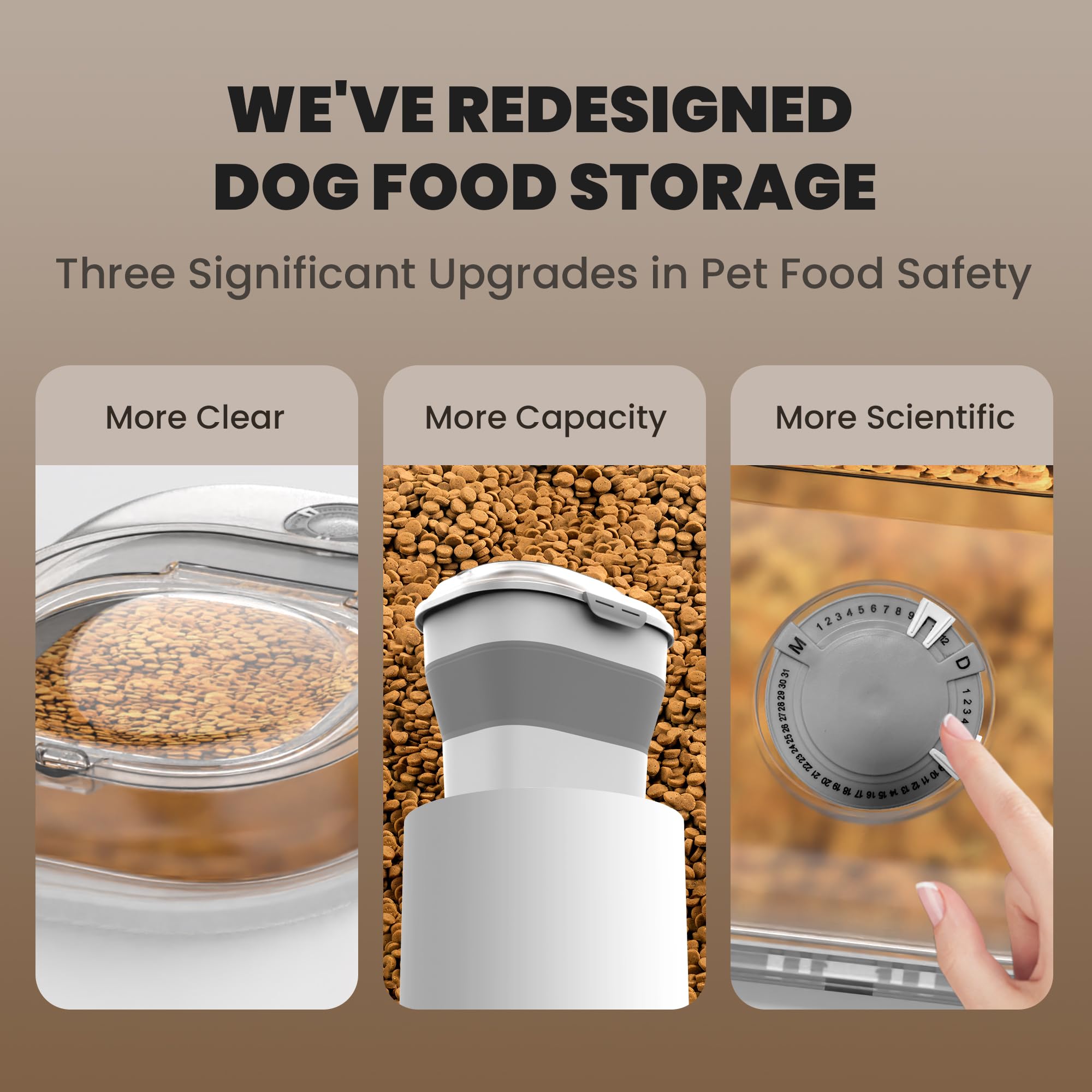 DDMOMMY includes scoop and two small containers for convenient serving.