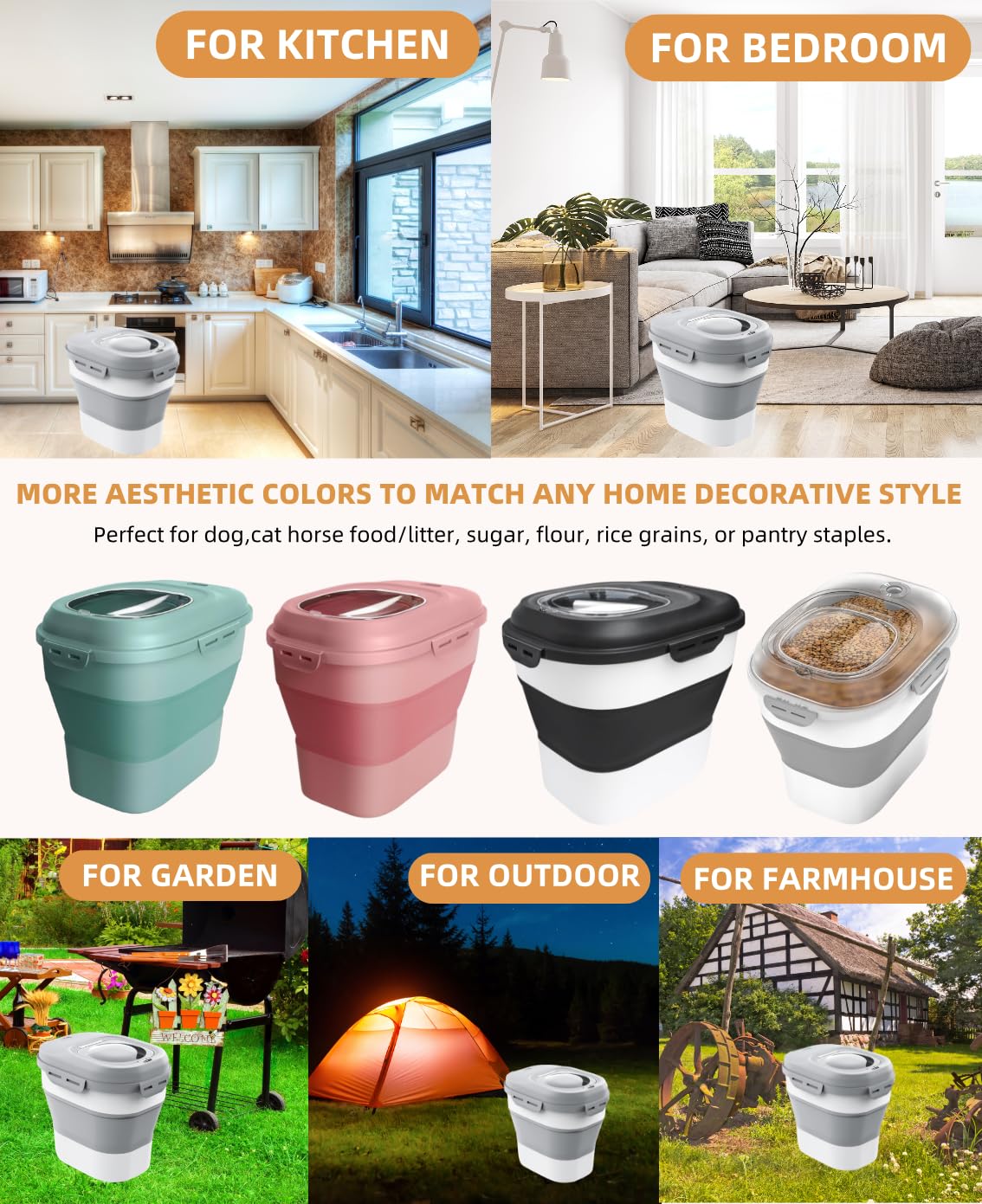 DDMOMMY durable construction supports daily pet feeding routines.