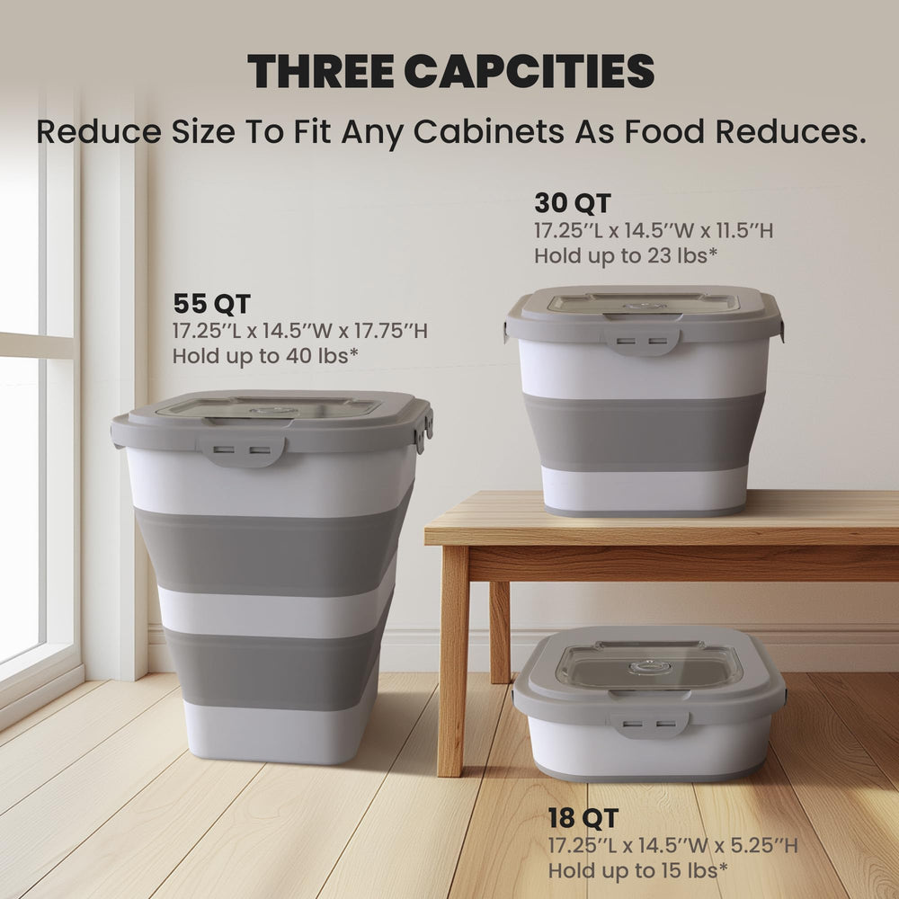 DDMOMMY hidden wheels enable smooth relocation of the 55 QT container.