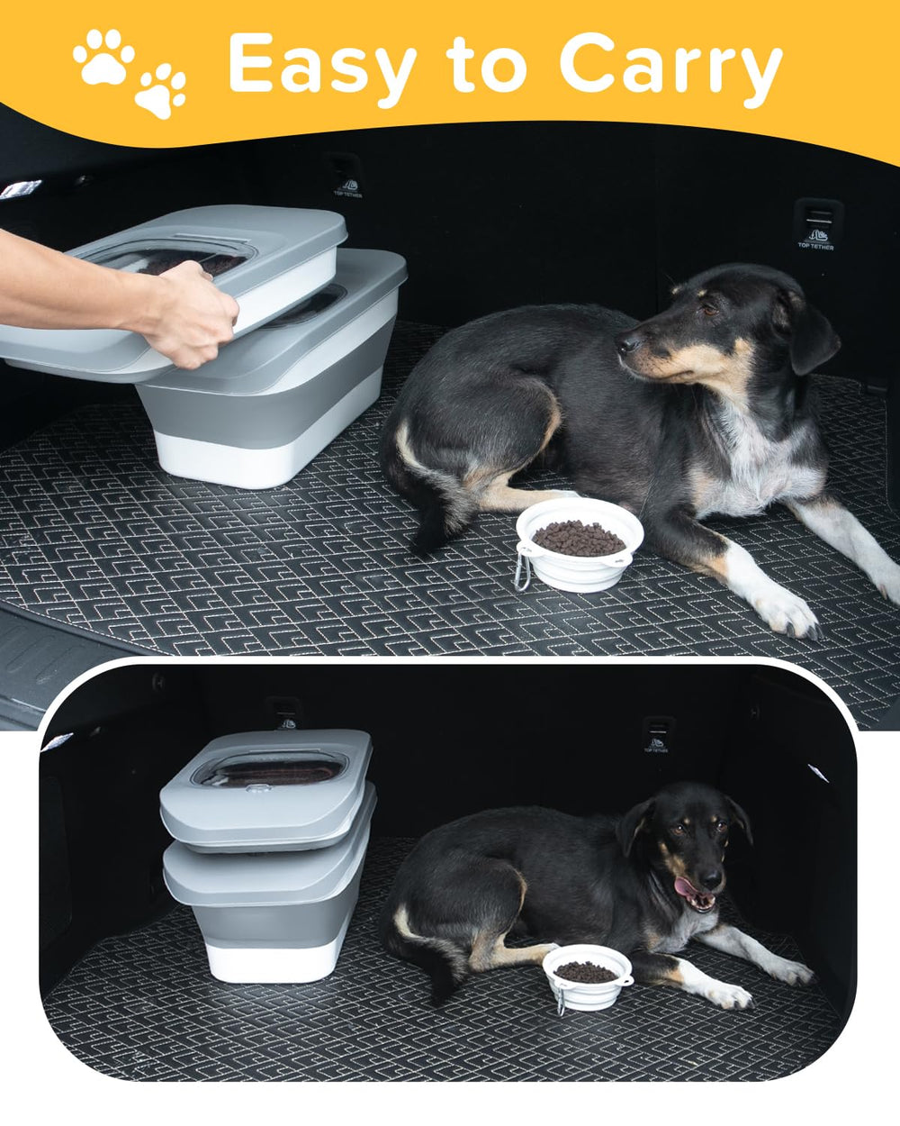 DDMOMMY included dog food scoop for portion control