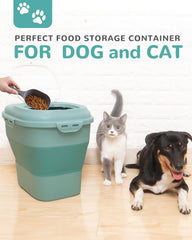 DDMOMMY large-capacity container holds up to 35 pounds of food.