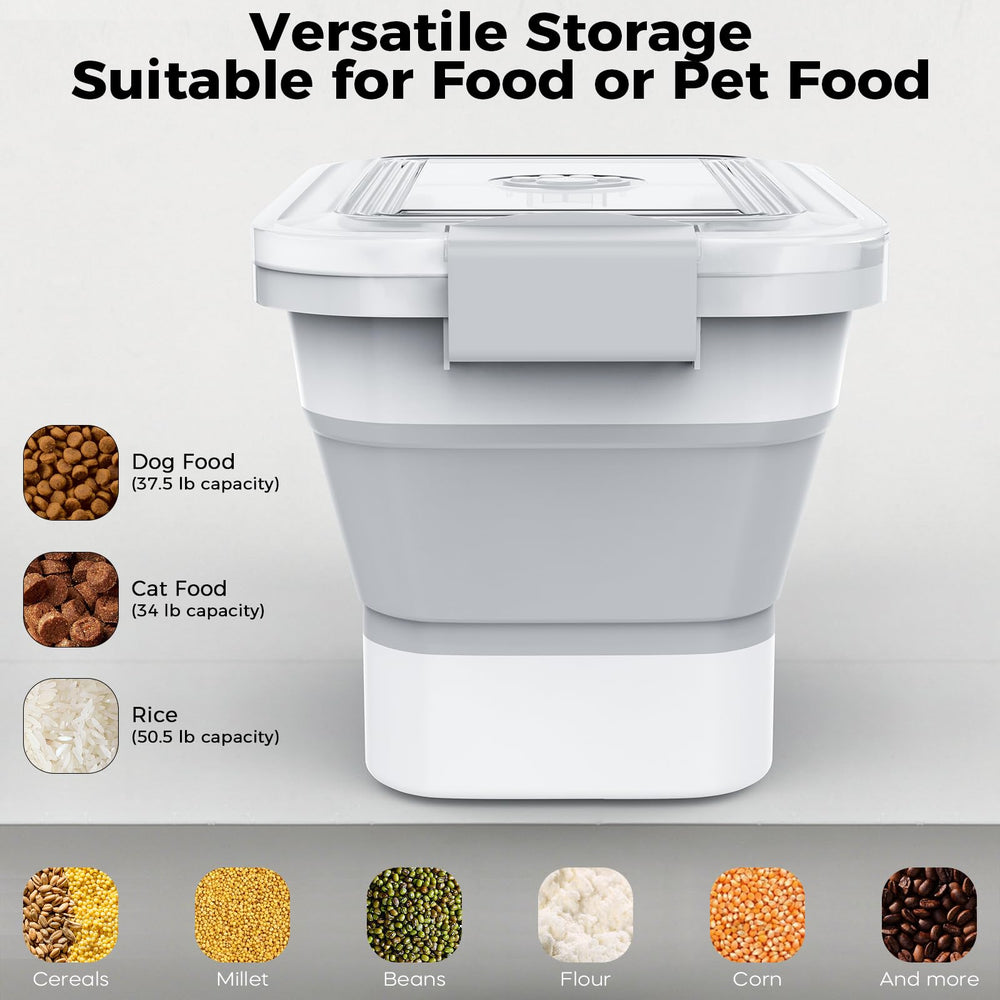 DDMOMMY multi-functional storage container for dog food and dry staples