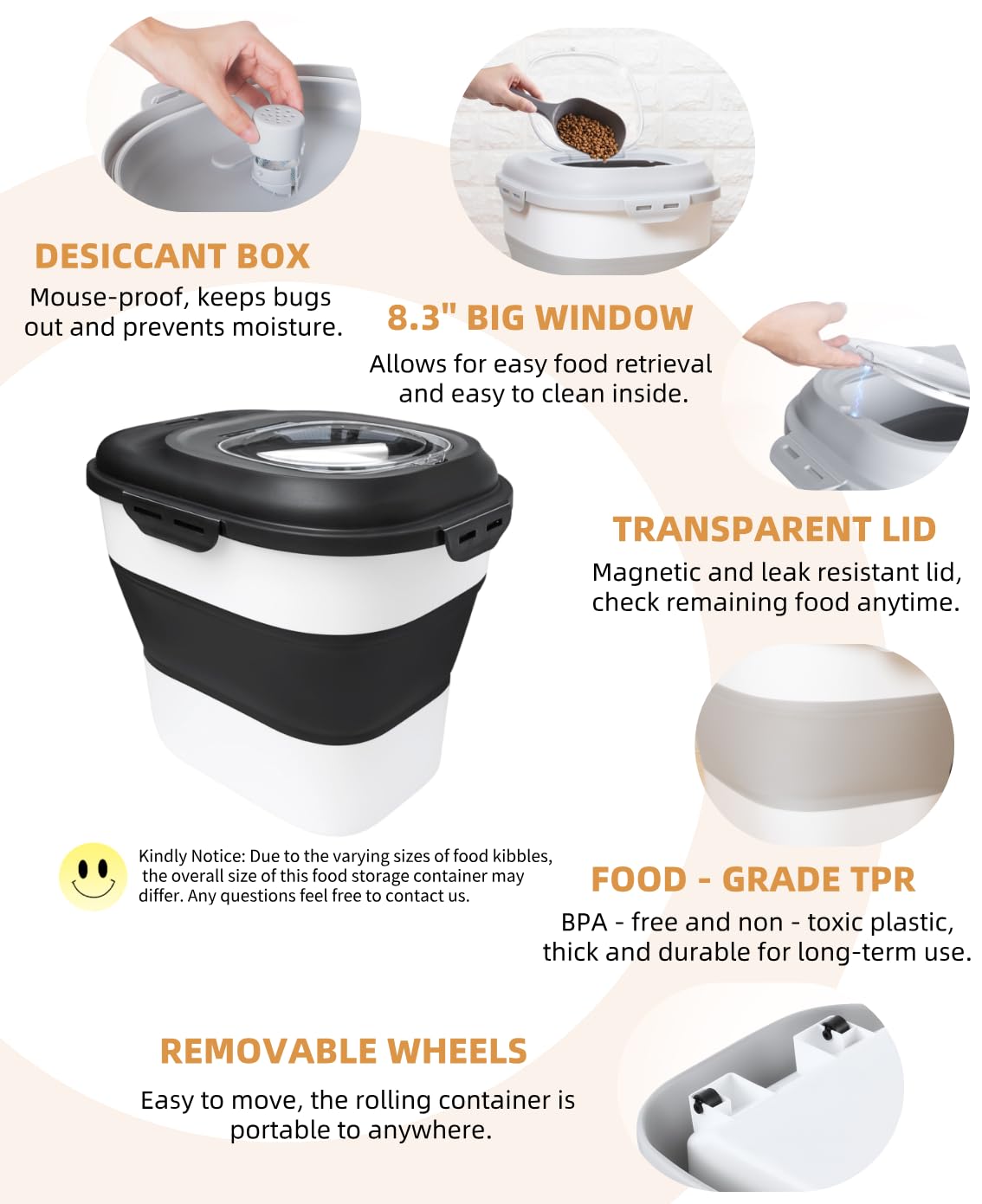 DDMOMMY two-pack airtight containers for multiple pets