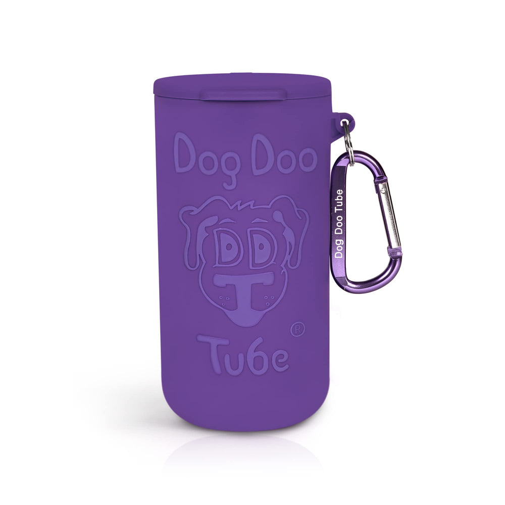DDT Dog Doo Tube with tight lid seals odors during walks.