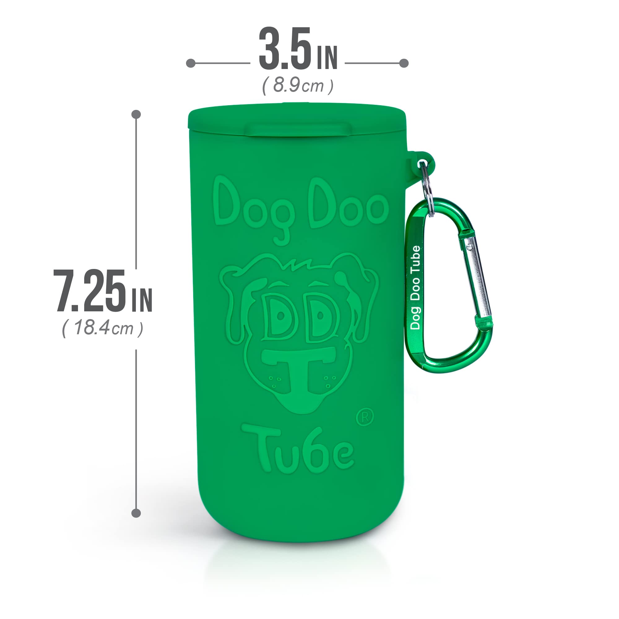 DDT Doo Tube tight lid seals odors to keep hands clean.