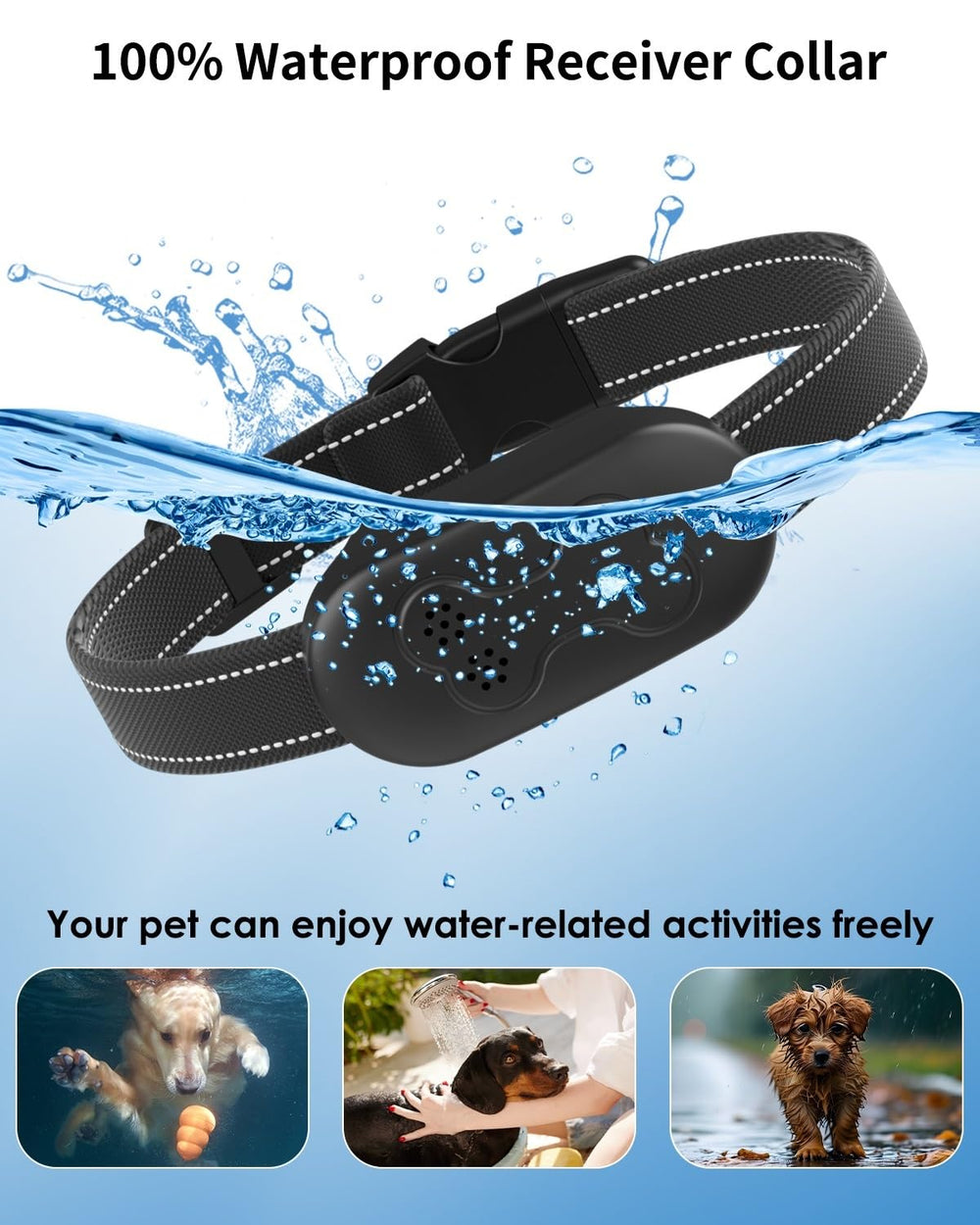 DDZ adjustable strap fits dogs from 15 to 120 pounds