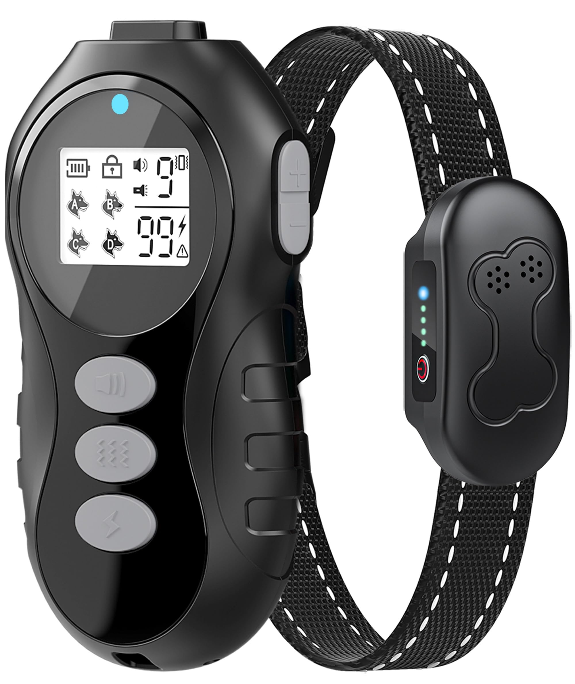 DDZ dog shock collar with remote for easy training during daily walks