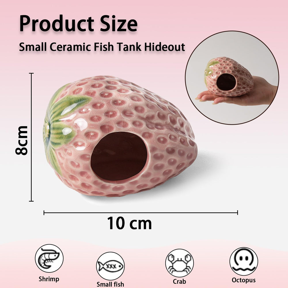 Deapeey betta hiding cave, compact shelter for bettas exploring their tank