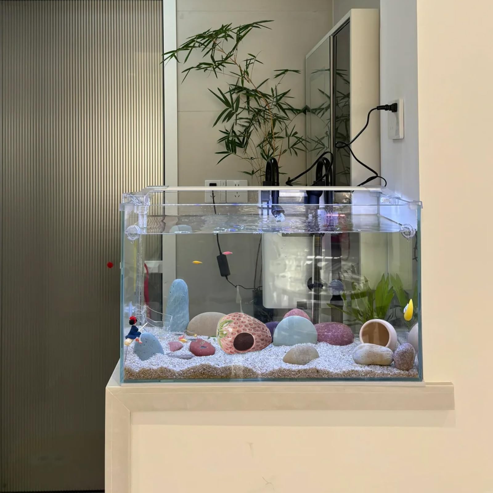 Deapeey pleco hideout cave, suitable shelter and climbing space in small tanks