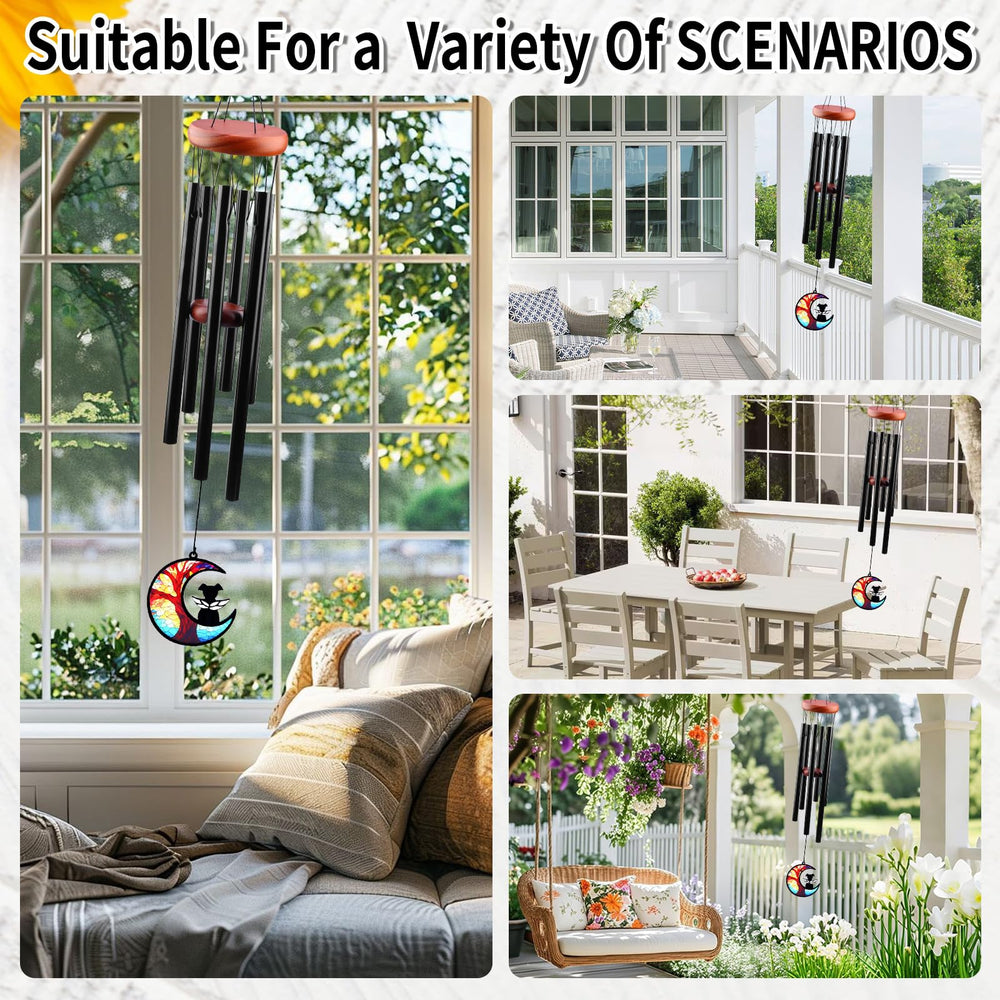 DearKeeps gift ready pet memorial wind chime in elegant box.