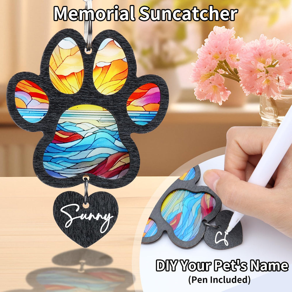 DearKeeps pet memorial frame for desk or mantel memory keeping.