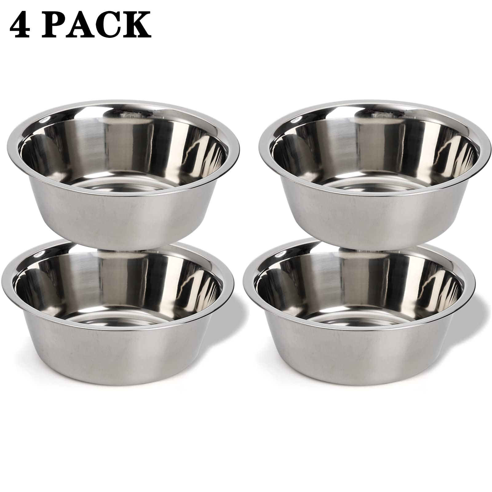 DEAYOU 47 oz capacity bowl ideal for kibble, wet food, or water.