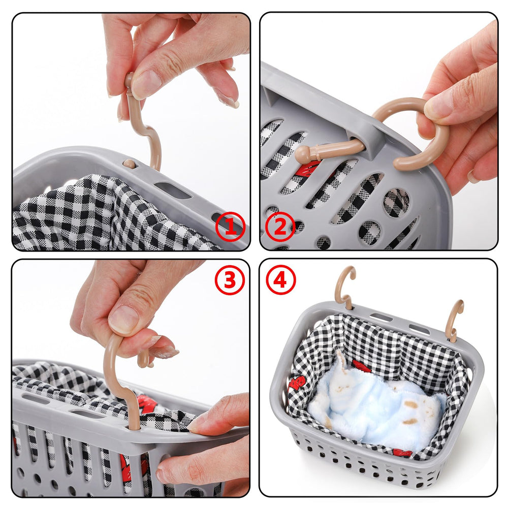 DEAYOU compact dimensions help fit most cages comfortably.