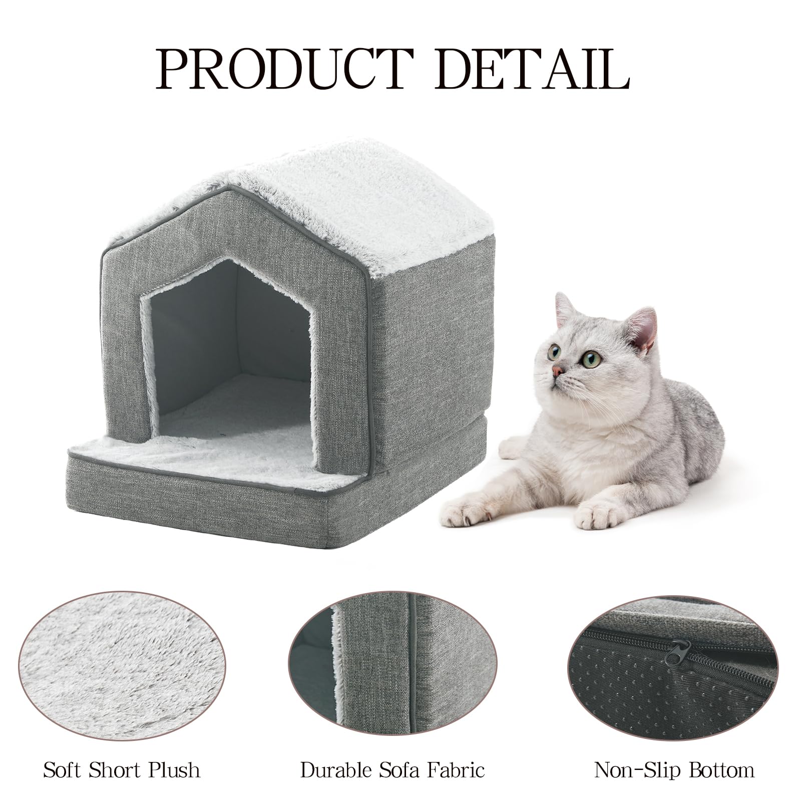 DEBANG HOME textured exterior sofa cloth adds durability and style.