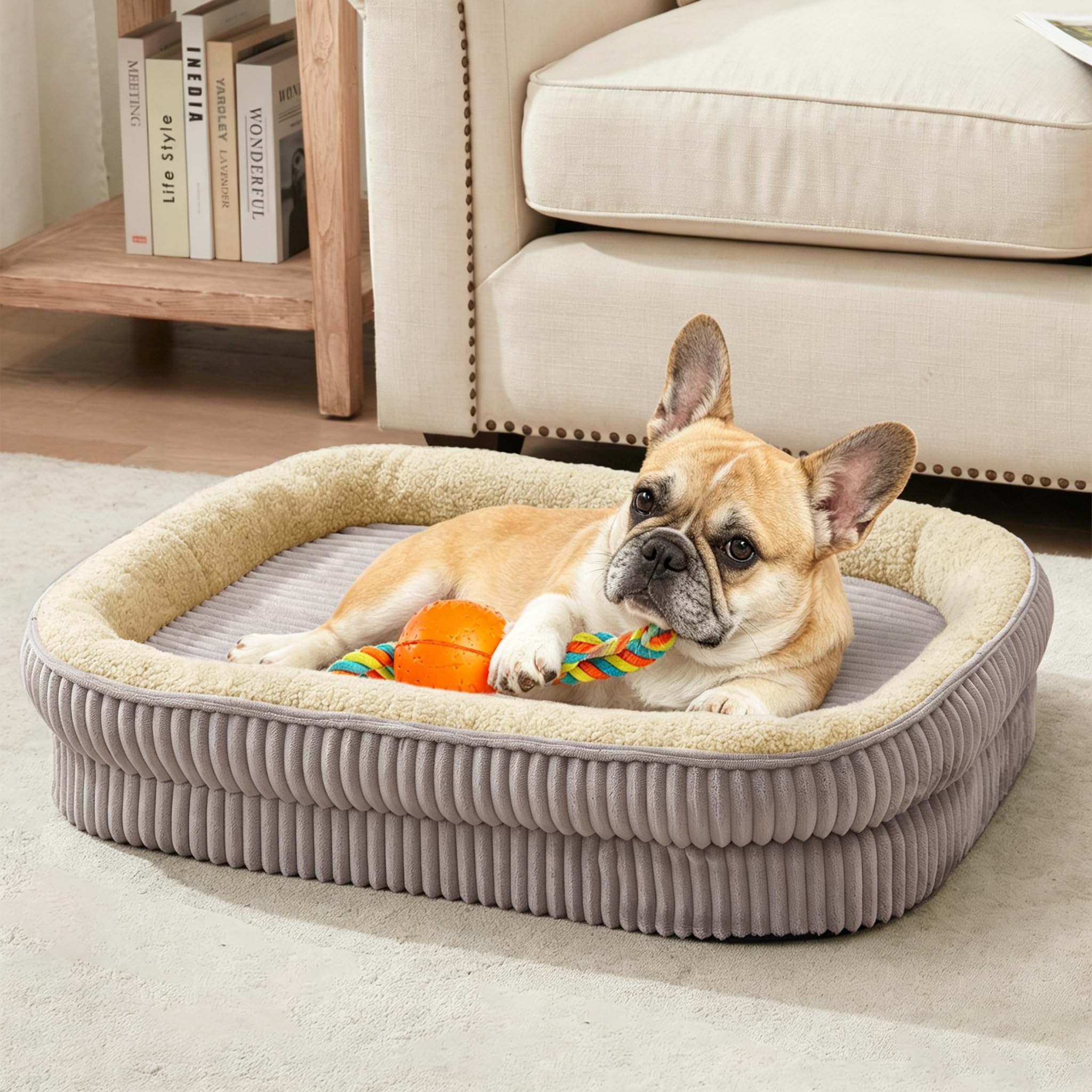 DEBANG HOME plush surface with Sherpa fleece adds warmth