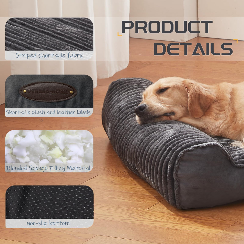 DEBANG HOME dog bed with oxford-side fabric for durability