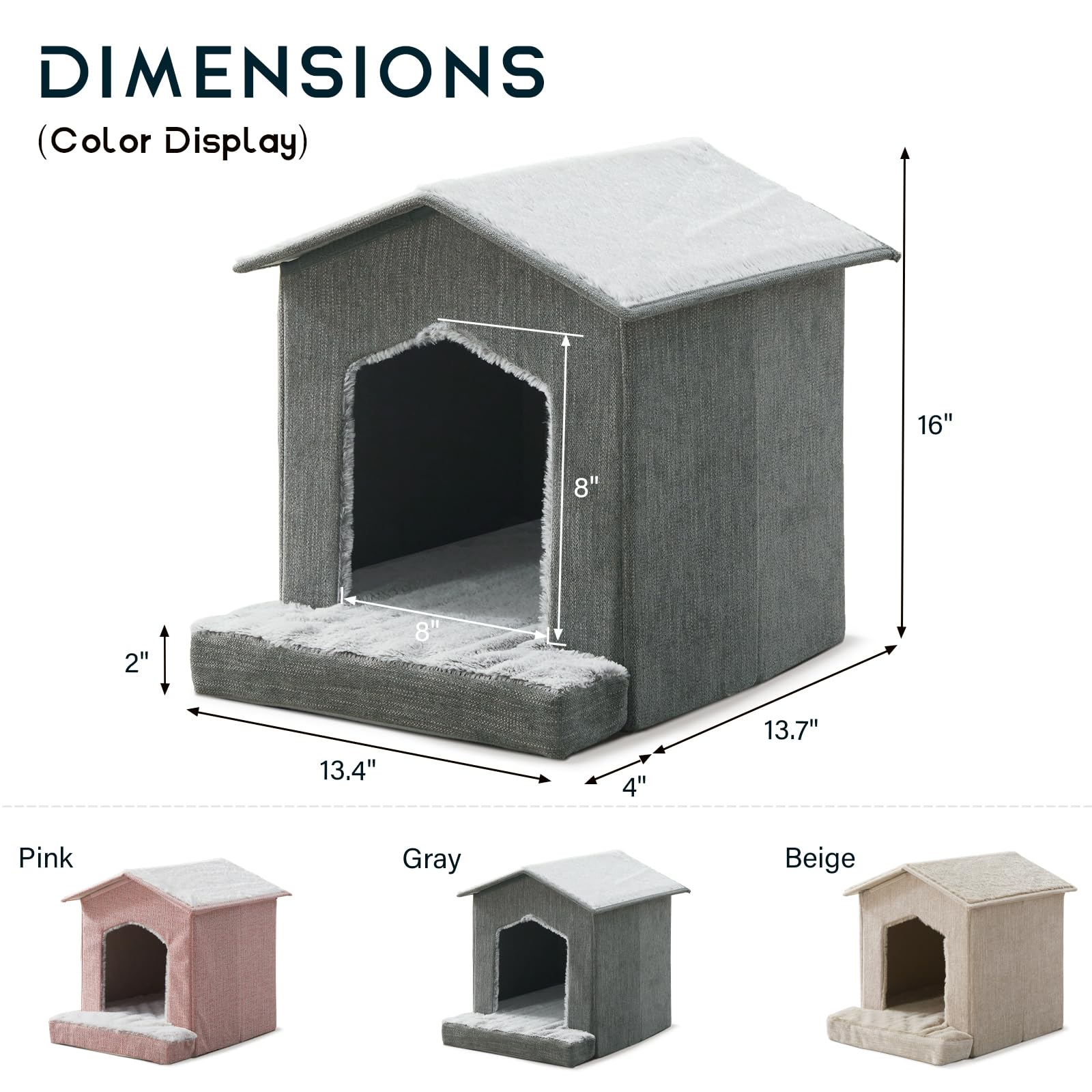 DEBANG HOME orthopedic cushion bottom removable for all-season comfort.