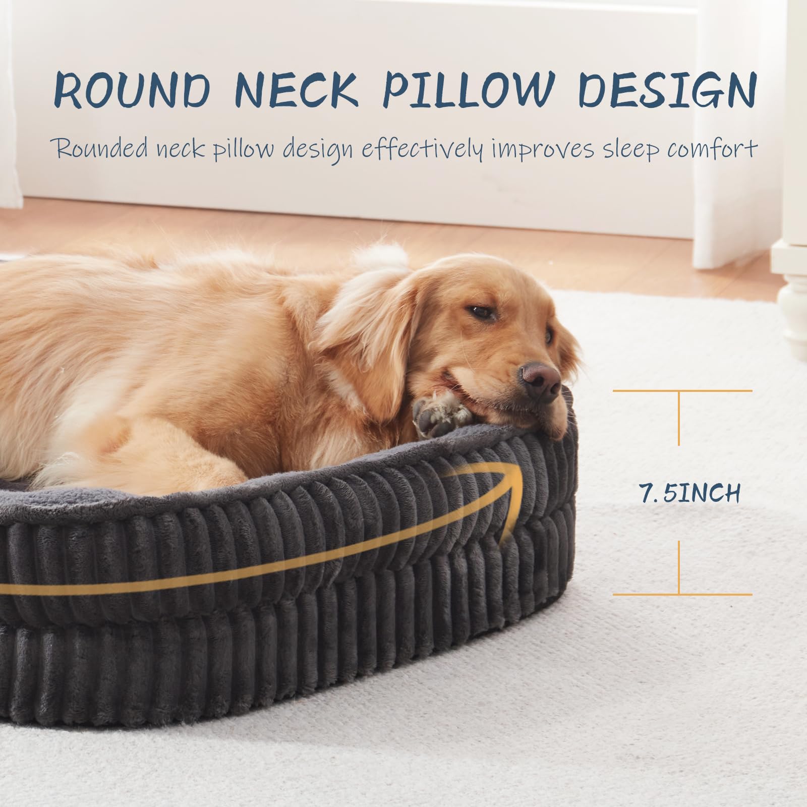 DEBANG HOME plush surface with Sherpa fleece adds warmth and comfort.