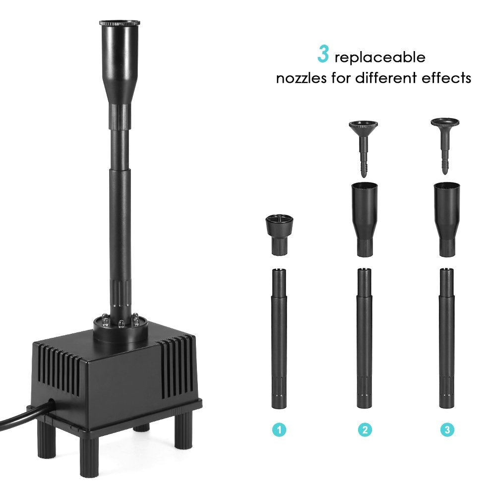 Decdeal setup suitable for pond, aquarium, garden decor and water aeration