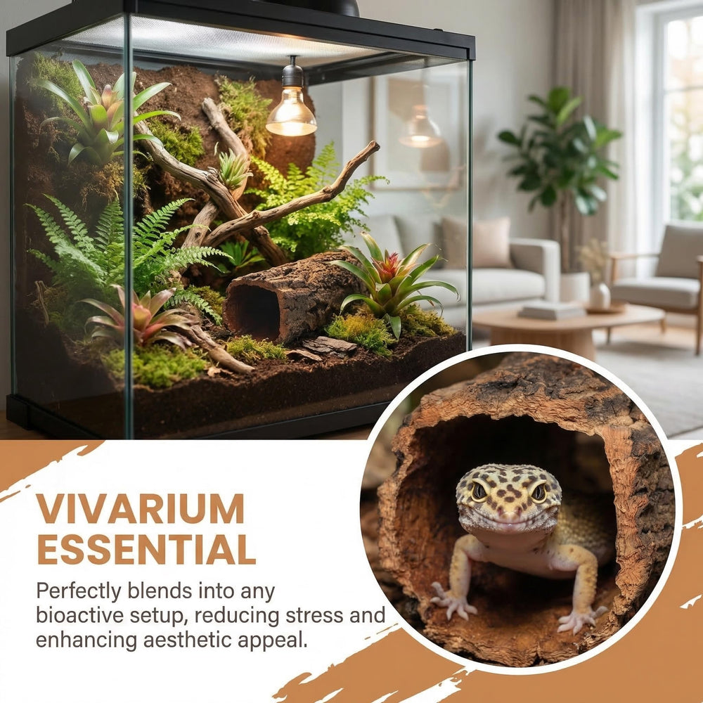DECHOUS 7.87-inch size fits compact terrariums for small reptiles.