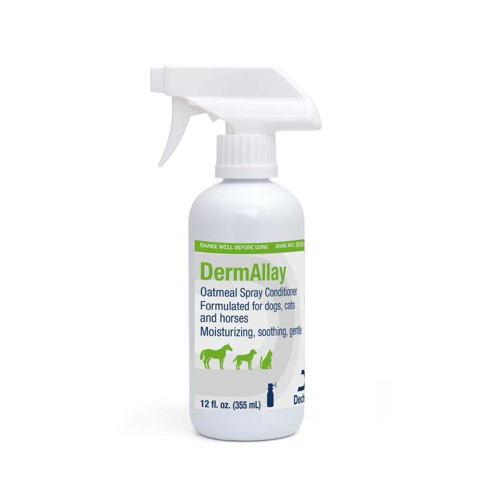 Dechra DermAllay oatmeal conditioner for pets—soothing coat moisturizer and easy rinse