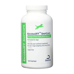 Dechra Eicosa3FF SnipCaps bottle pour for large dogs over 30 lbs