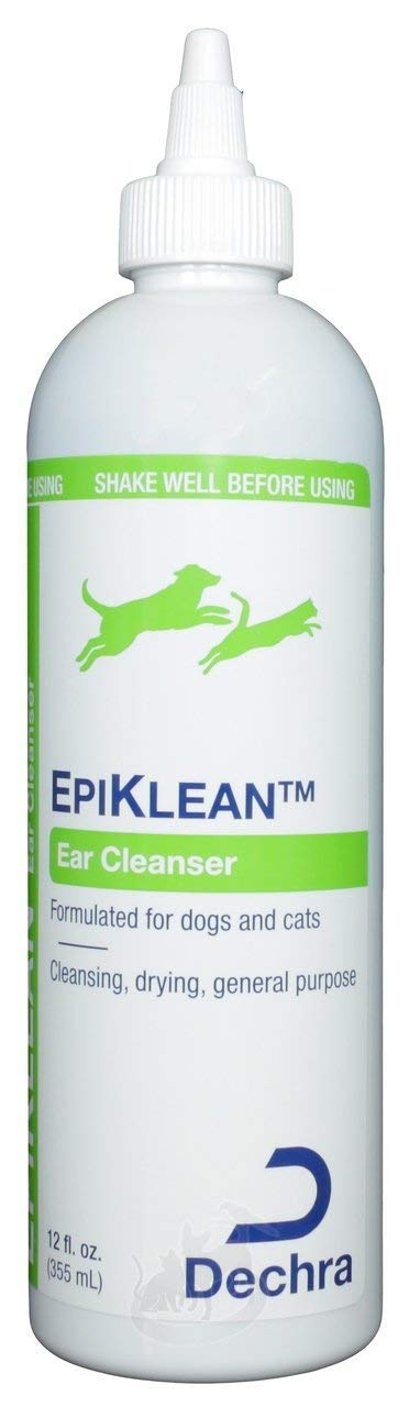Dechra EpiKlean ear cleanser bottle for cats and dogs, ideal for routine cleaning and moisture control