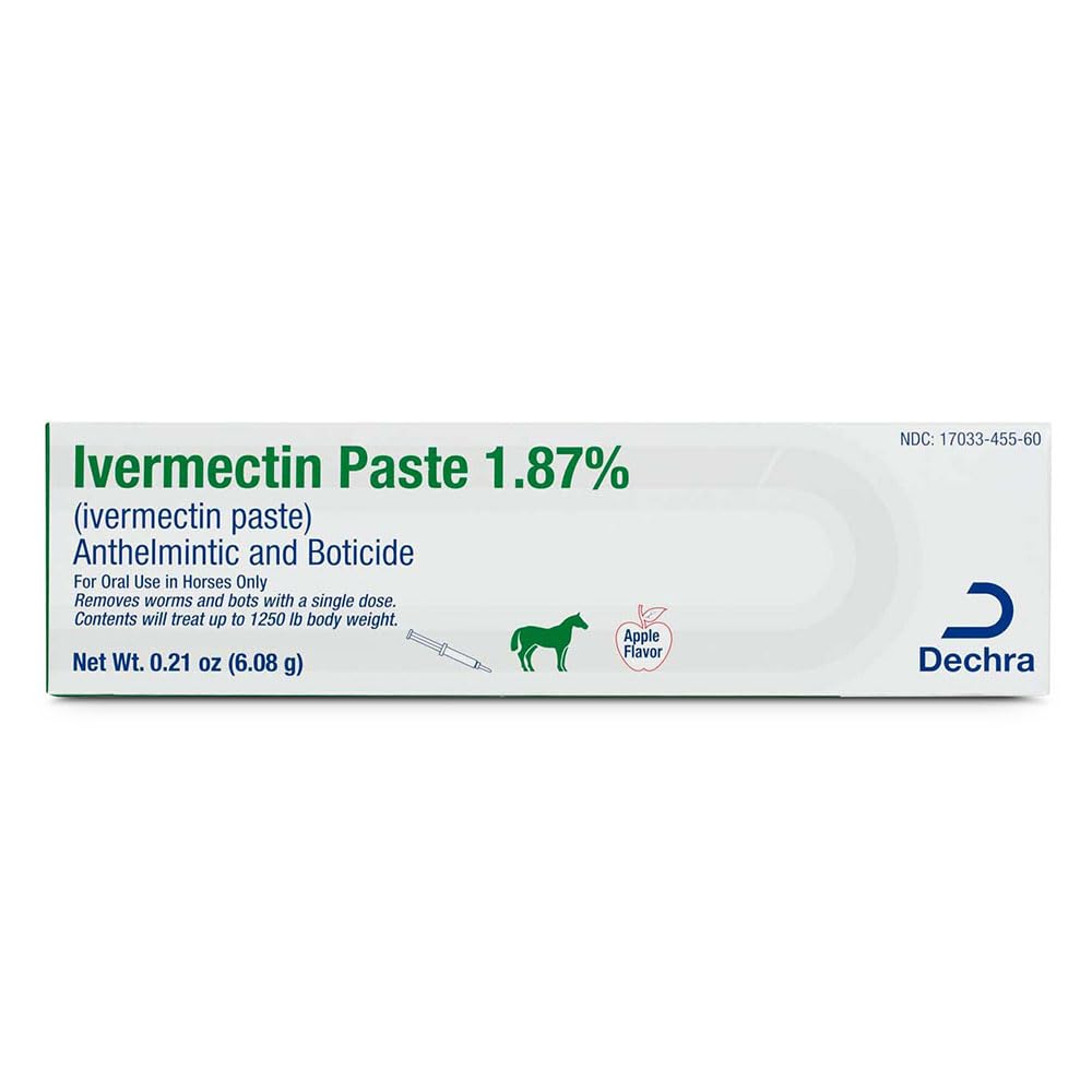 Trusted Dechra brand symbol for equine parasite management