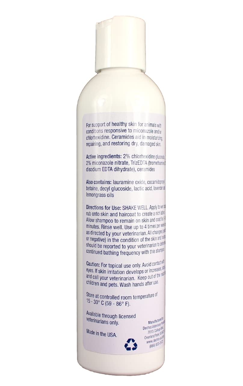 Dechra MiconaHex Triz Shampoo lather cleans and refreshes pets