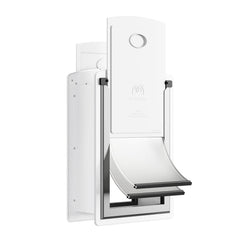 Decormax cat door wall steel frame shows durability for pet access