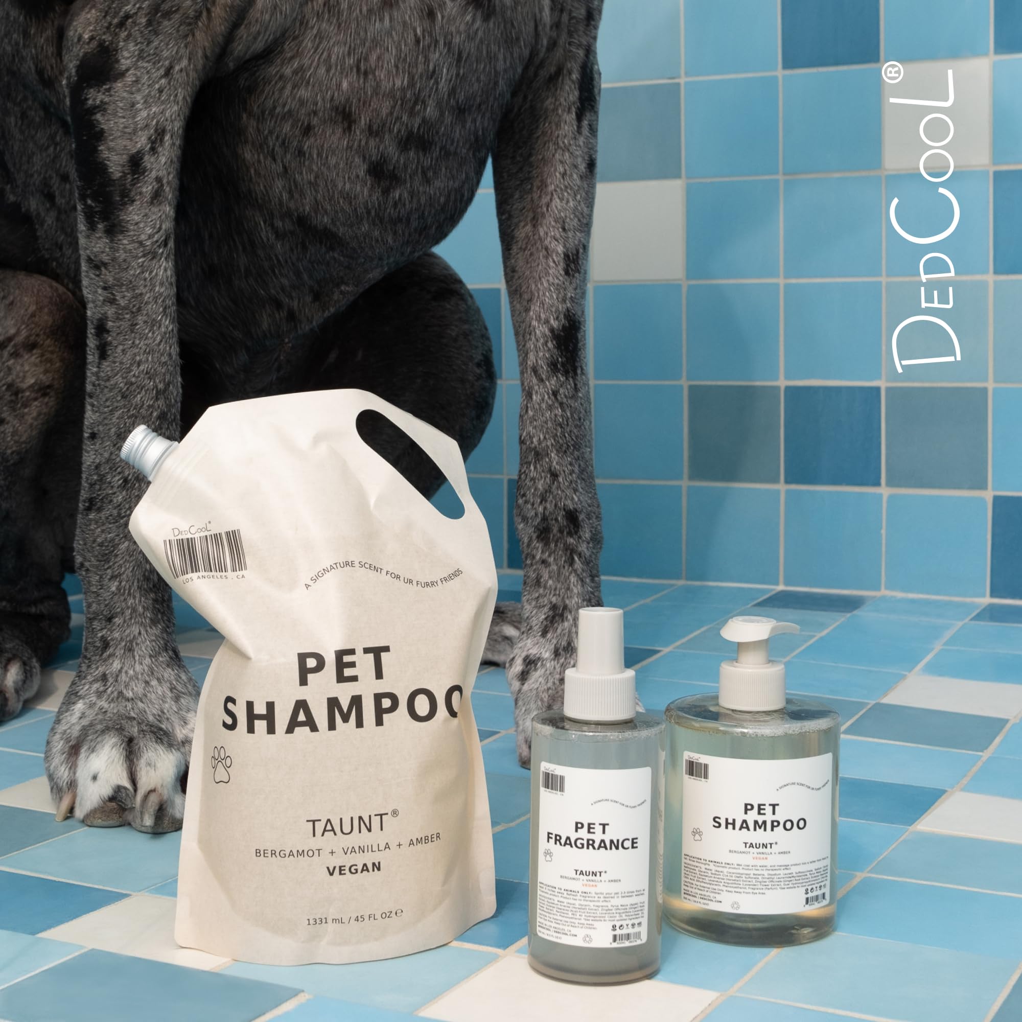 DedCool 01 Taunt packaging with biodegradable ingredients and cruelty-free ethics