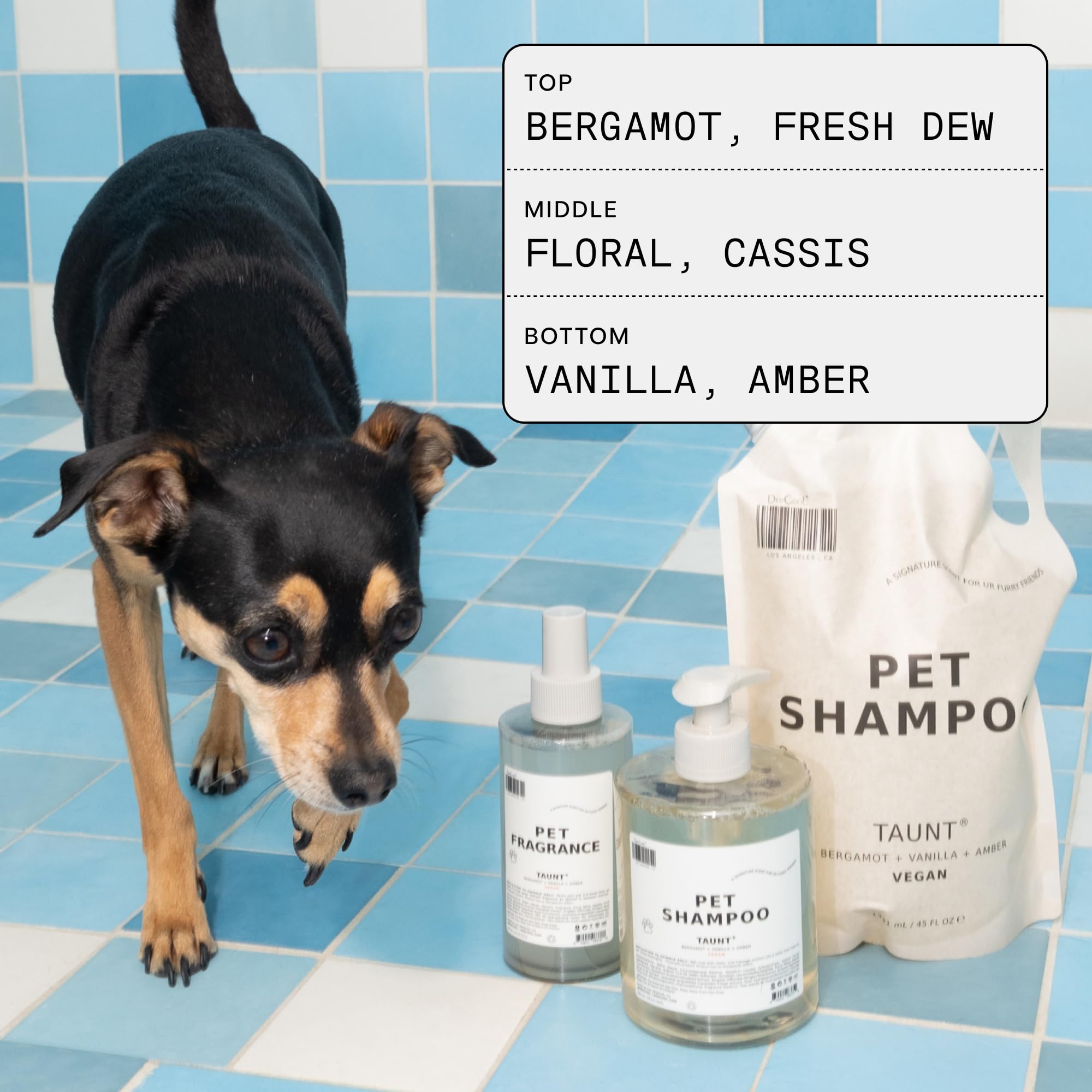 DedCool 01 Taunt pet fur refresh on dog coat for a clean scent