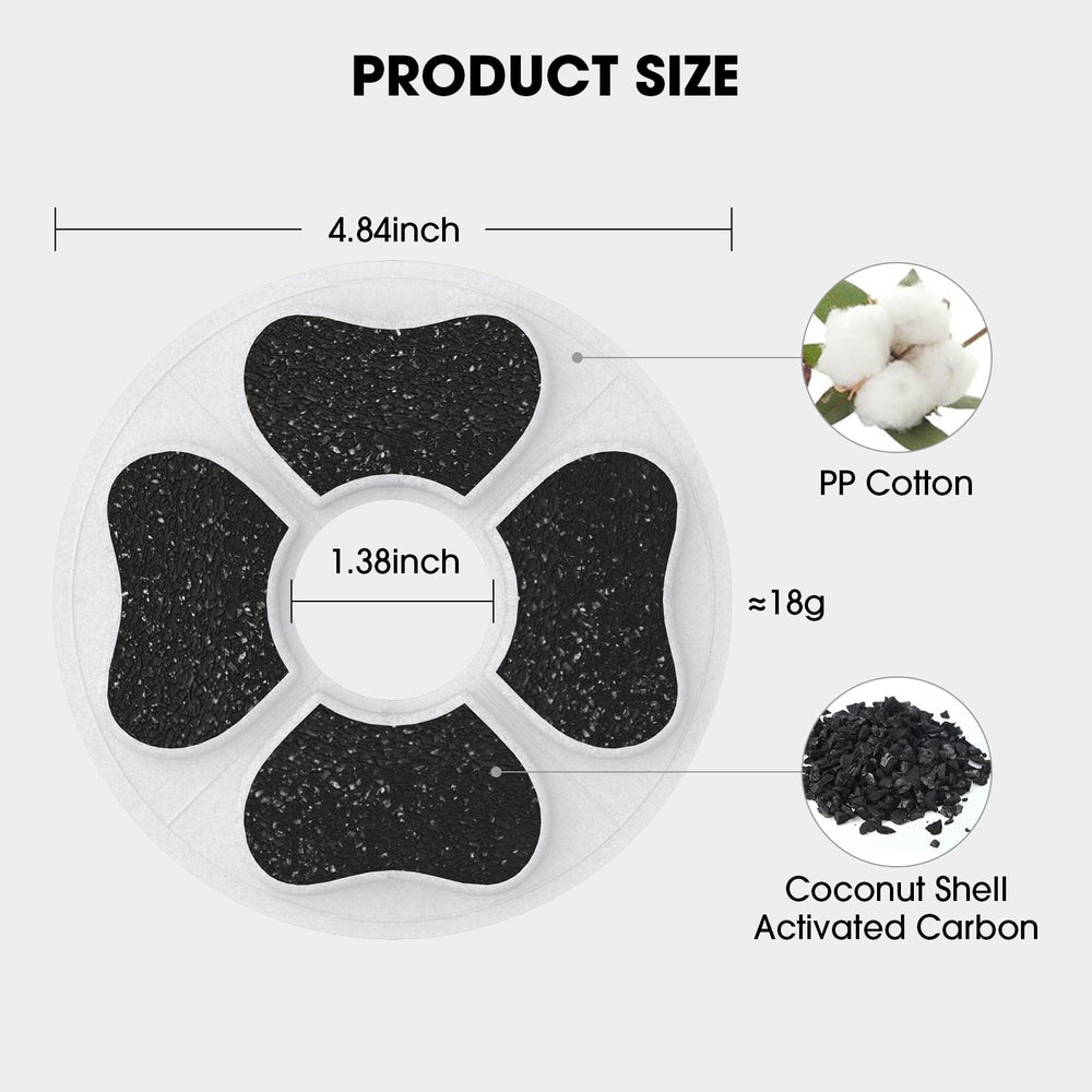 DEEIPET replacement sponge showing dense foam filtration