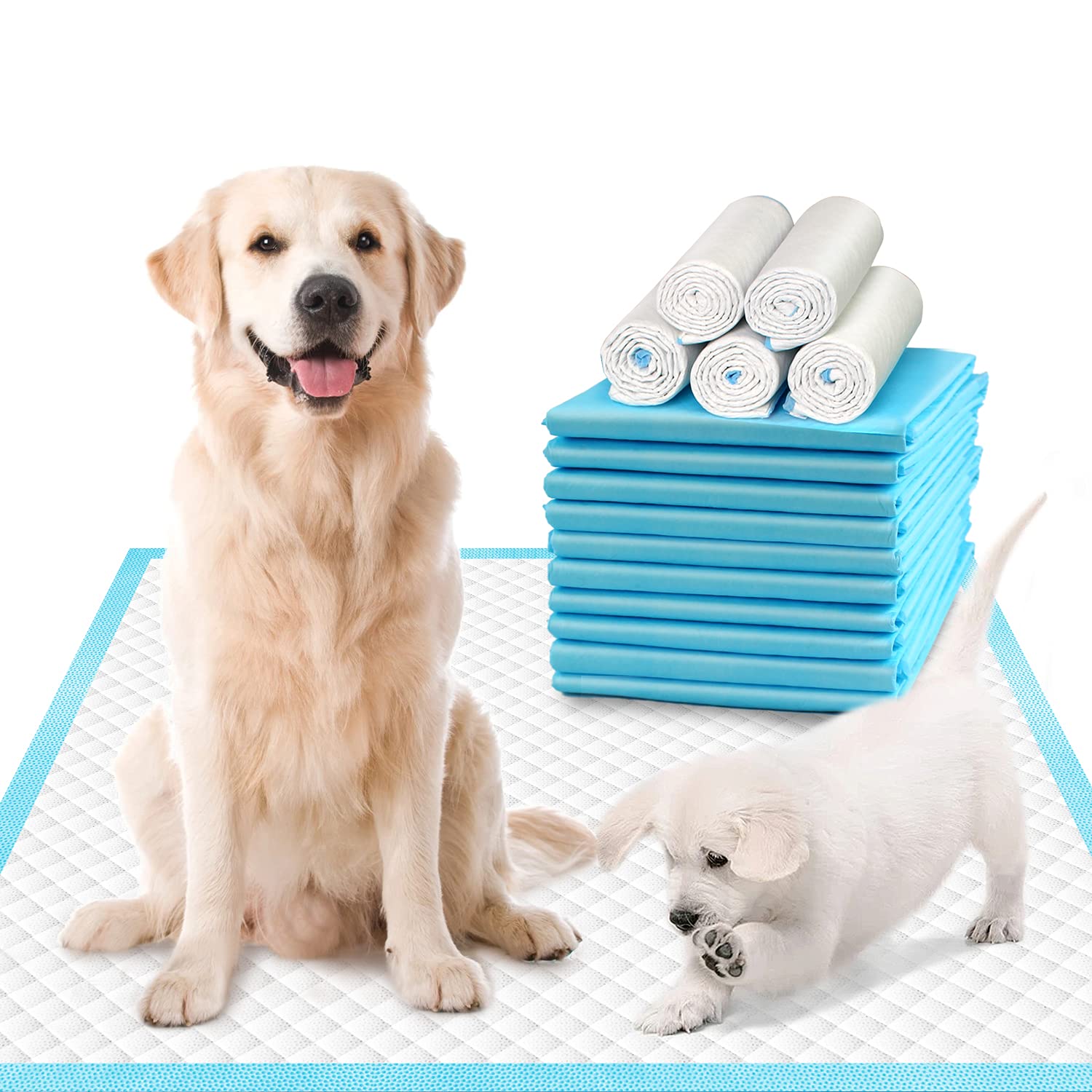 Deep Dear extra-large pad with perforated top layer for fast liquid transfer