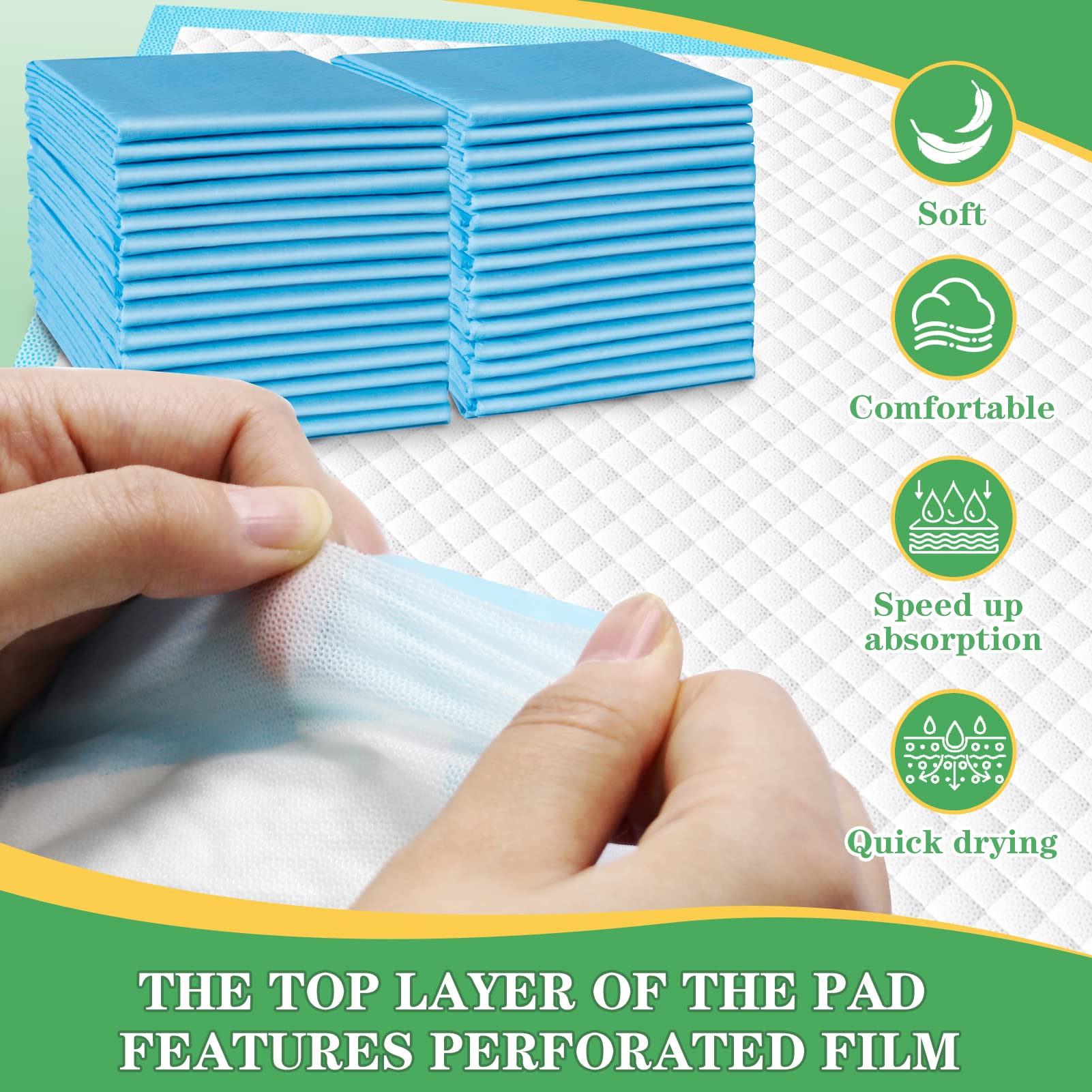 DEEP DEAR XXL puppy pads for potty training and mess containment