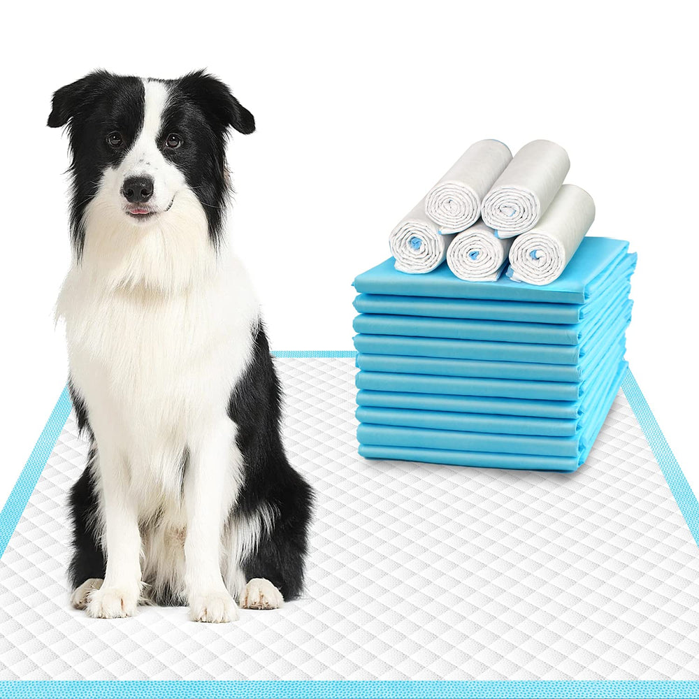 Deep Dear XL dog pad front view shows quick absorption for a dry surface