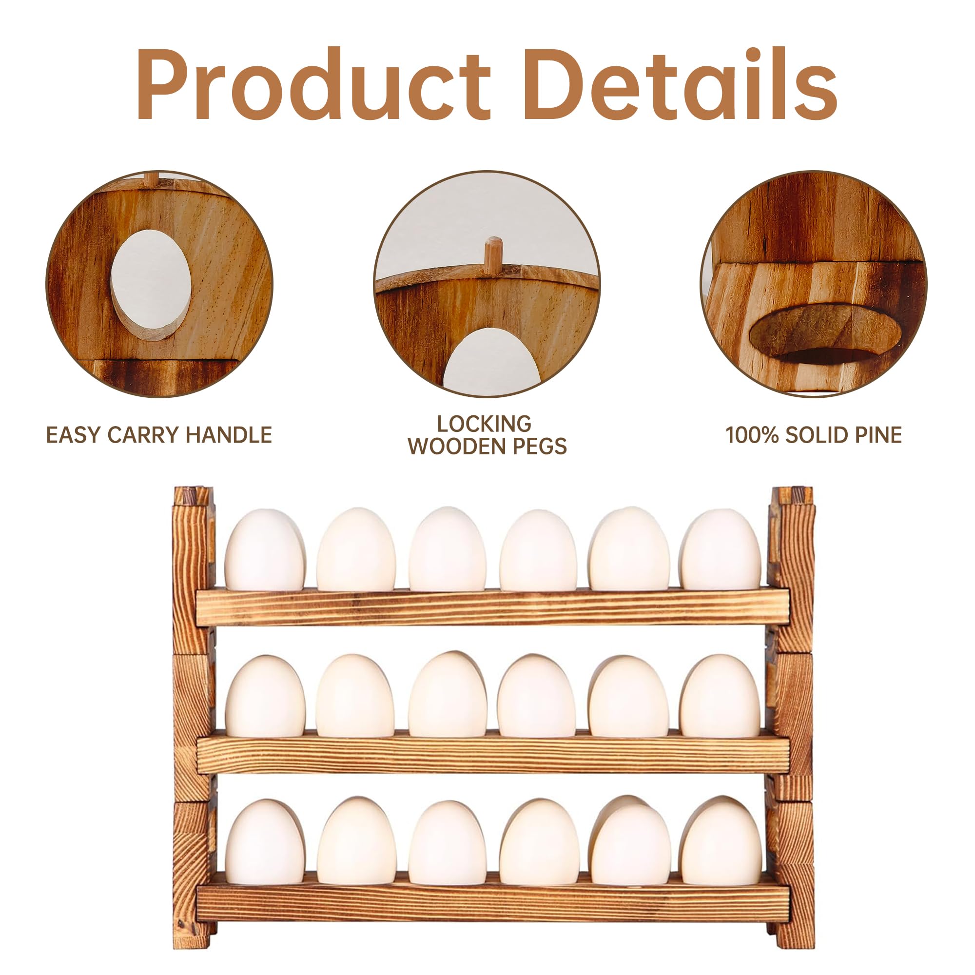 DeepRedCoast three-tier rack showing easy assembly.