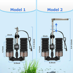DEGGOX submersible pump provides silent operation in small tanks