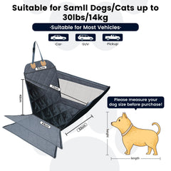 Dekeyoo breathable mesh window provides airflow and visibility for your dog.