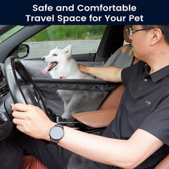 Dekeyoo foldable side flap for easy entry and door protection.